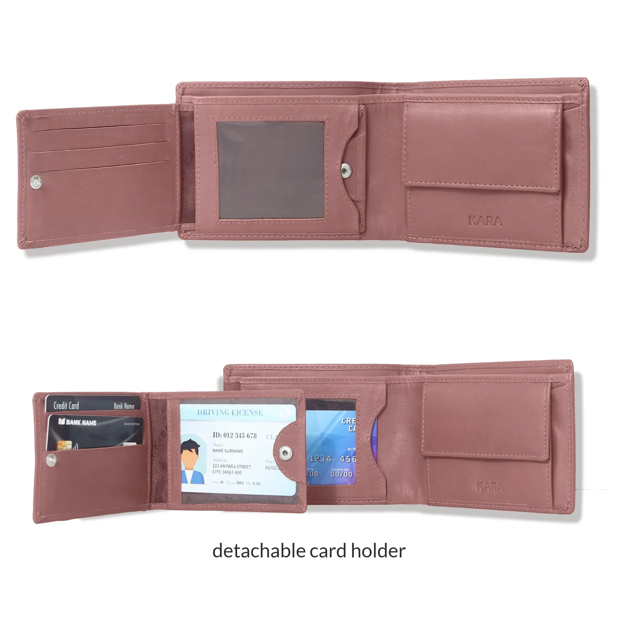 10012 Black Bifold Wallet