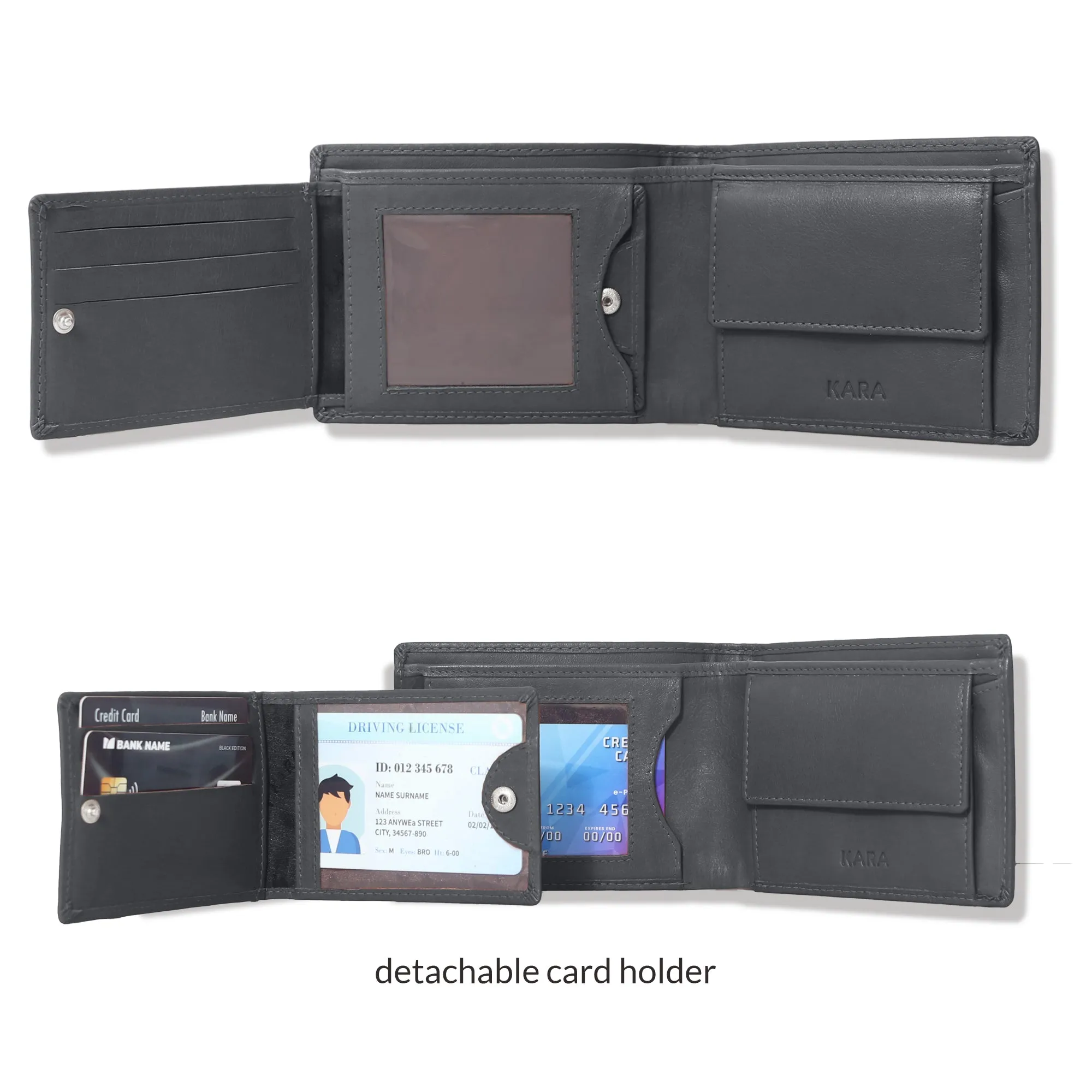 10012 Black Bifold Wallet
