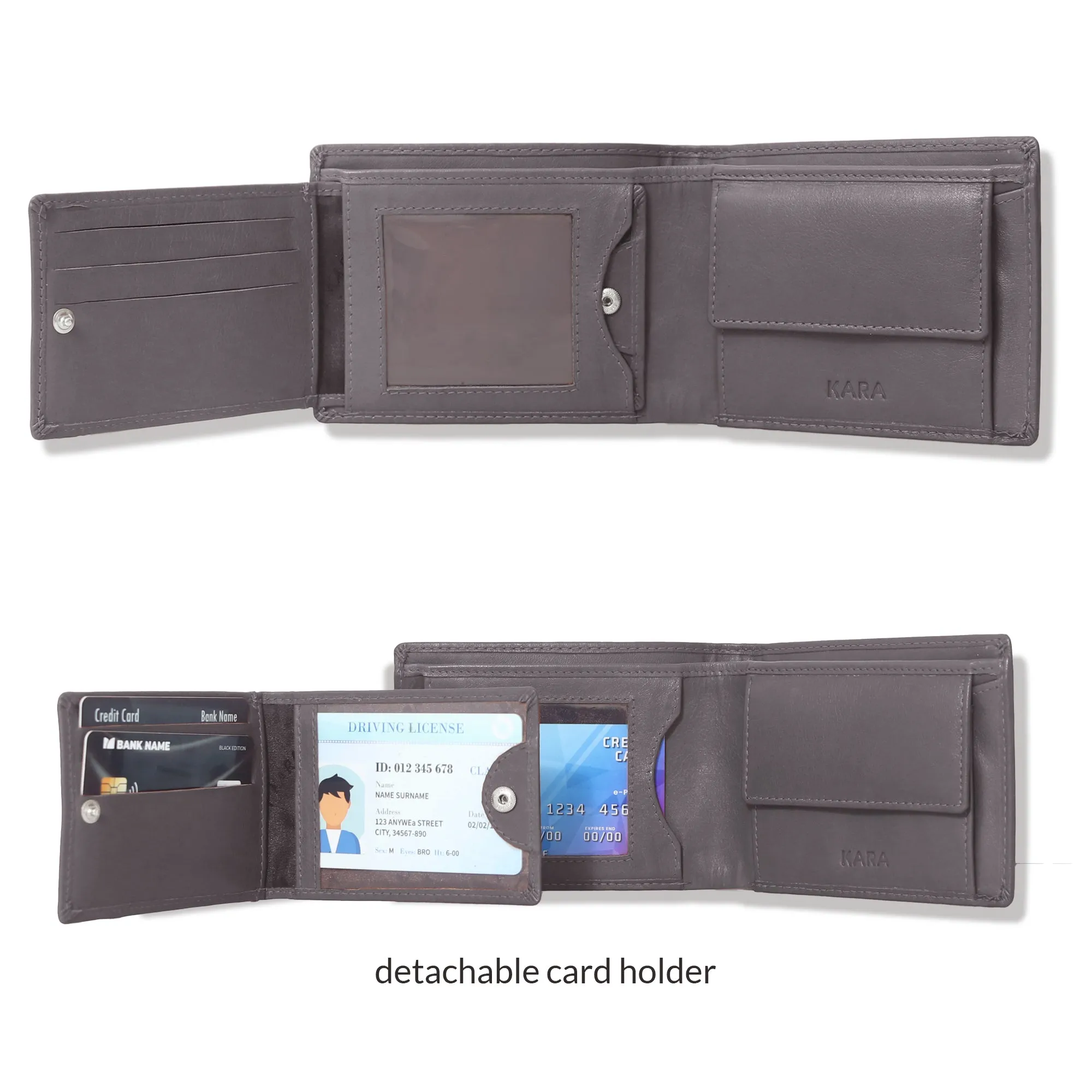 10012 Black Bifold Wallet