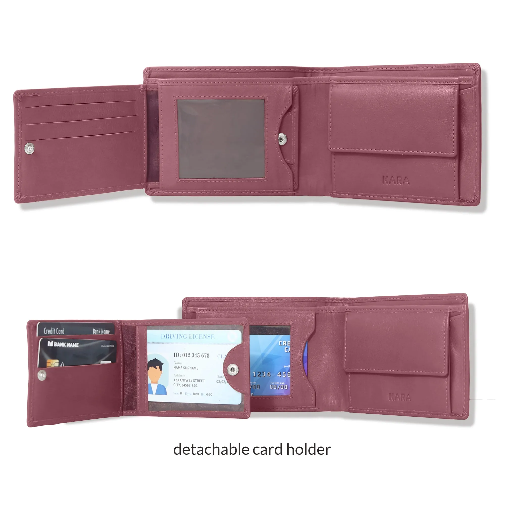 10012 Black Bifold Wallet
