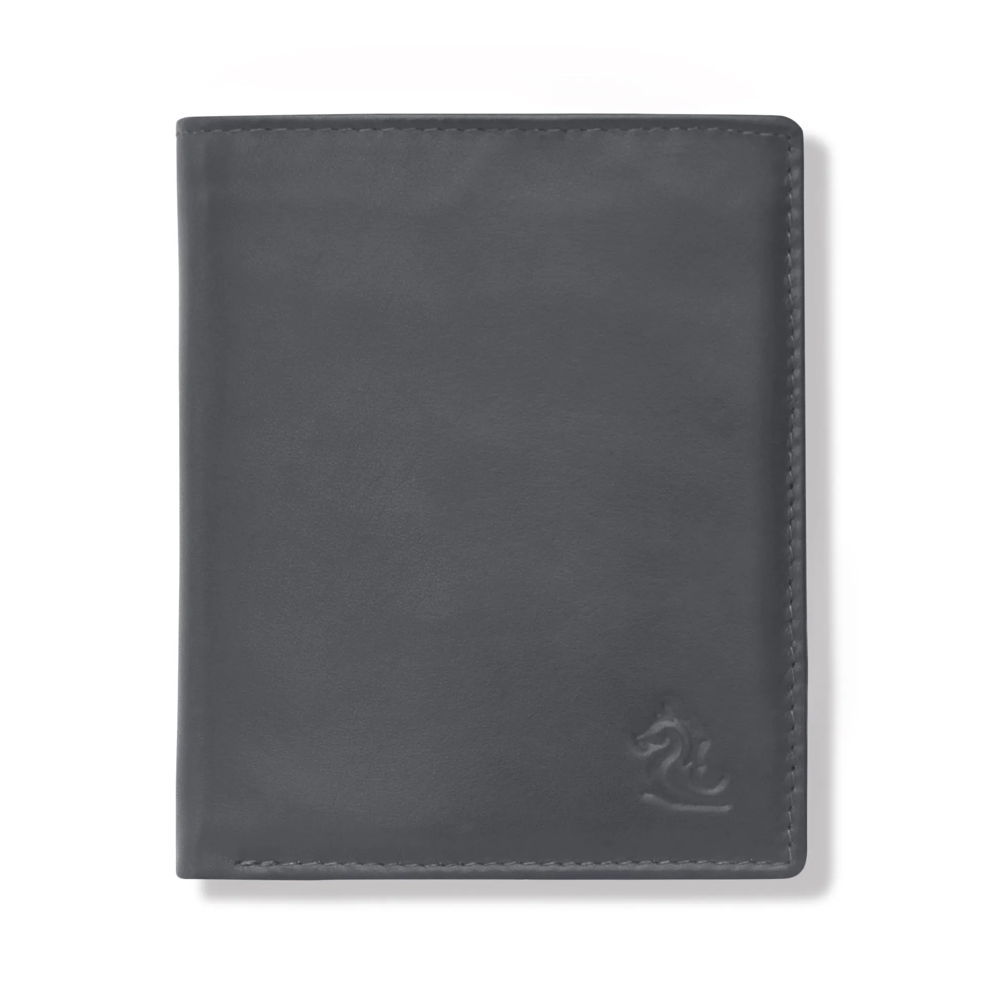 10027 Black Vertical Bifold Wallet