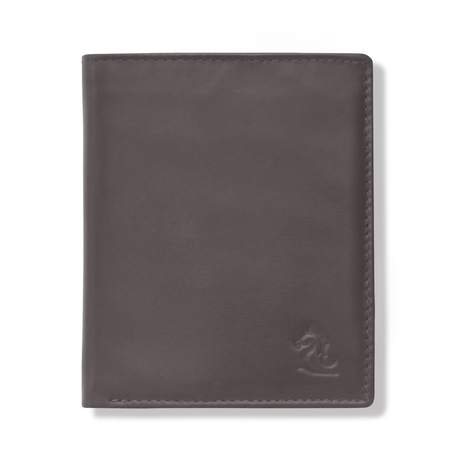 10027 Black Vertical Bifold Wallet