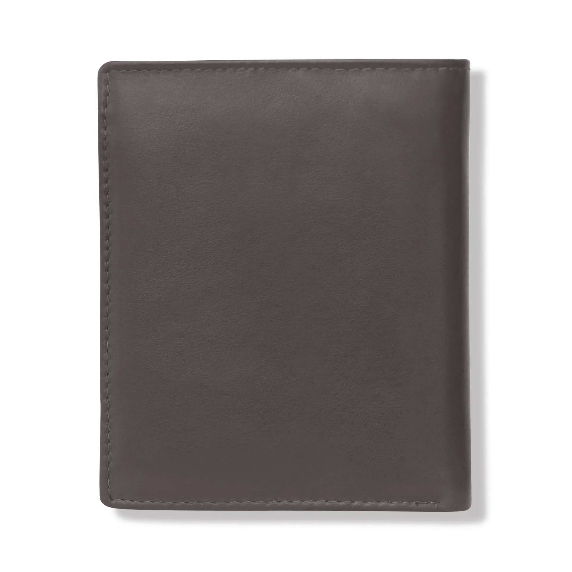 10027 Brown Vertical Bifold Wallet