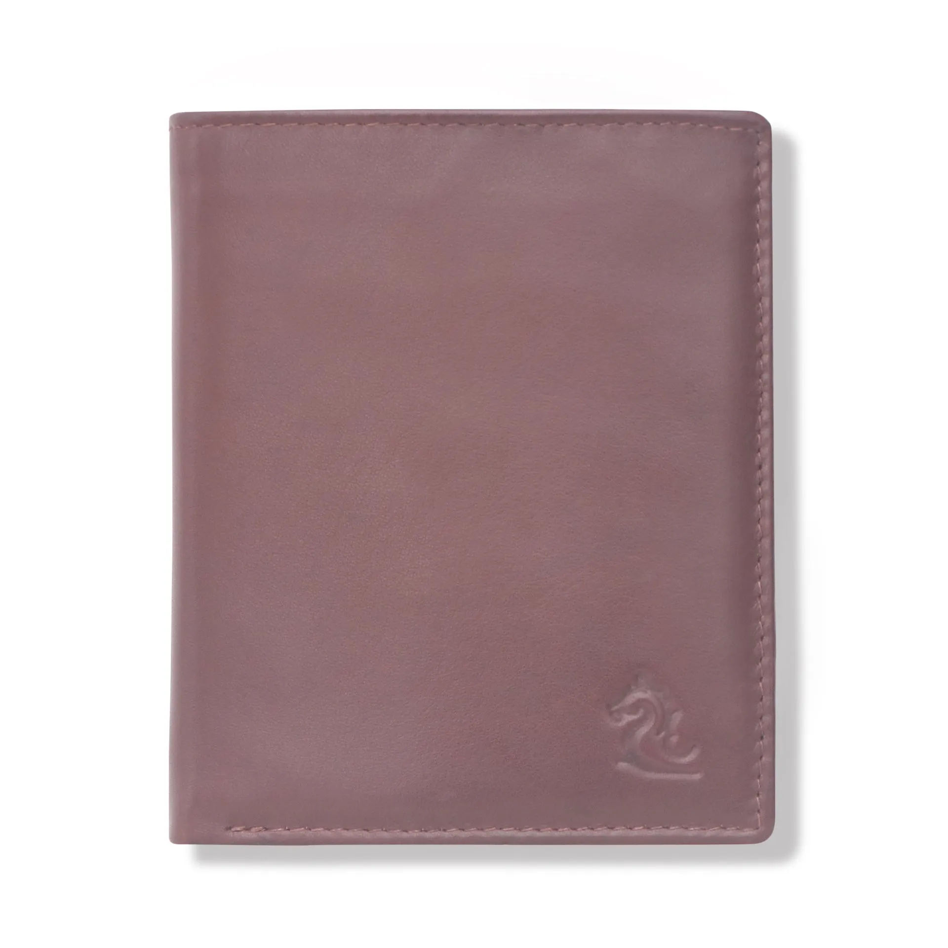 10027 Brown Vertical Bifold Wallet