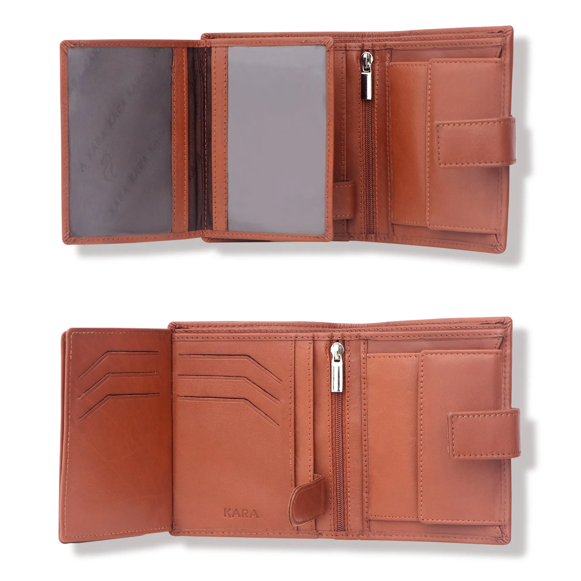 10029 Cognac Leather Wallet