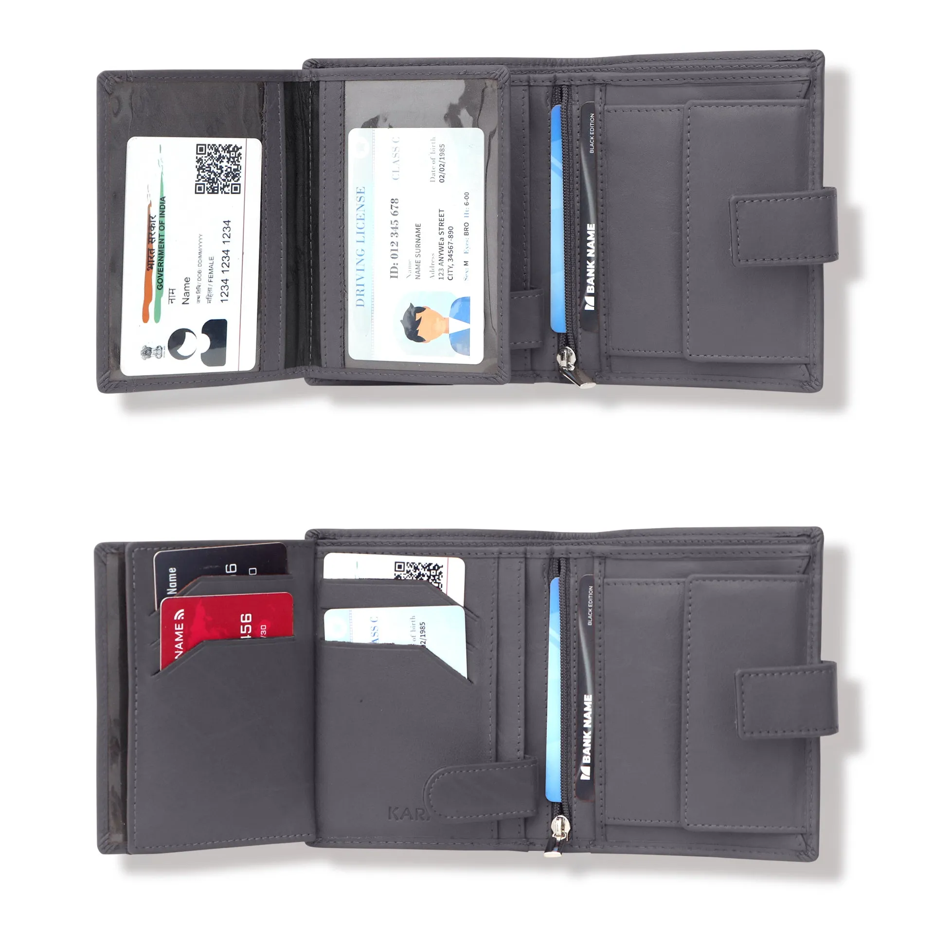 10029 Cognac Leather Wallet