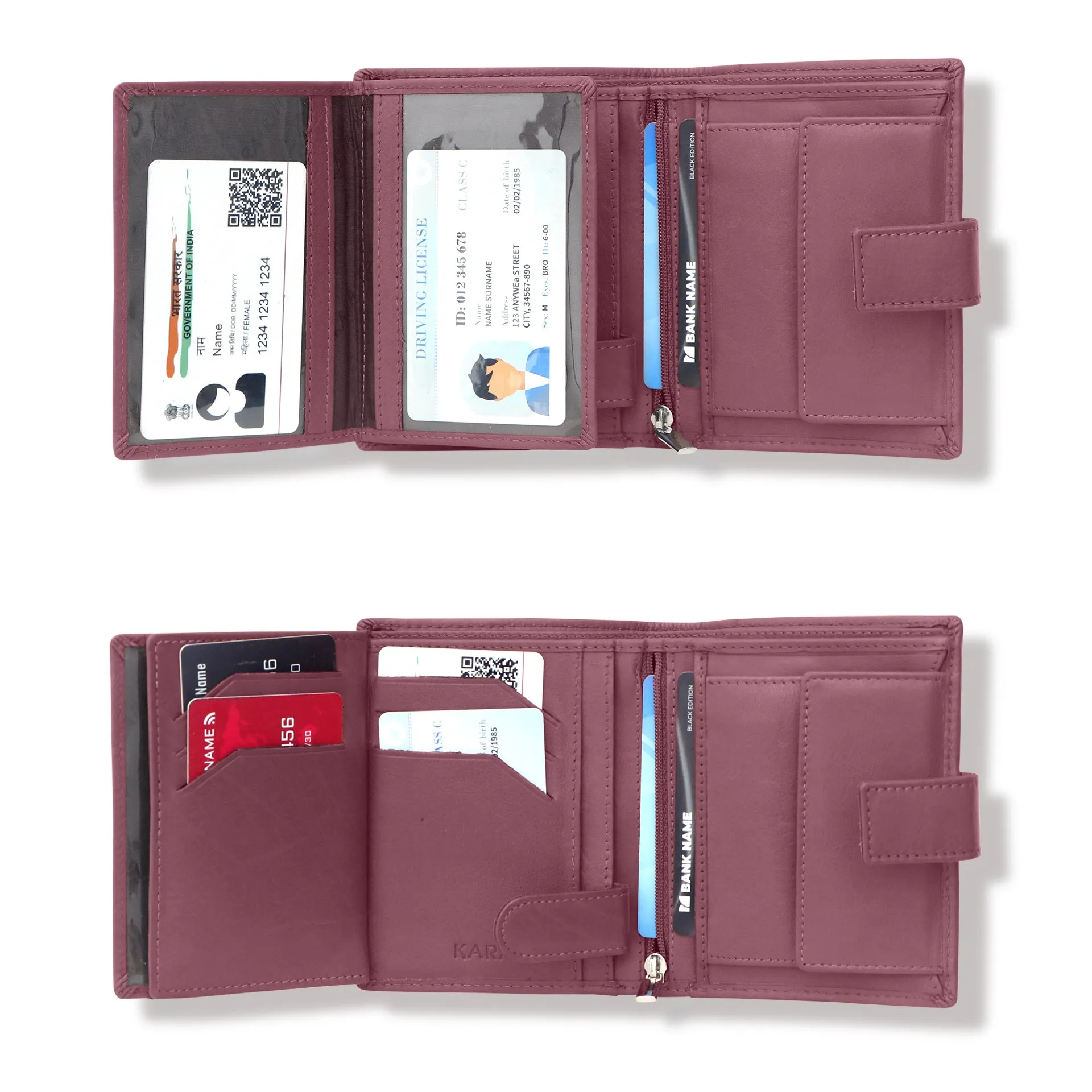 10029 Cognac Leather Wallet