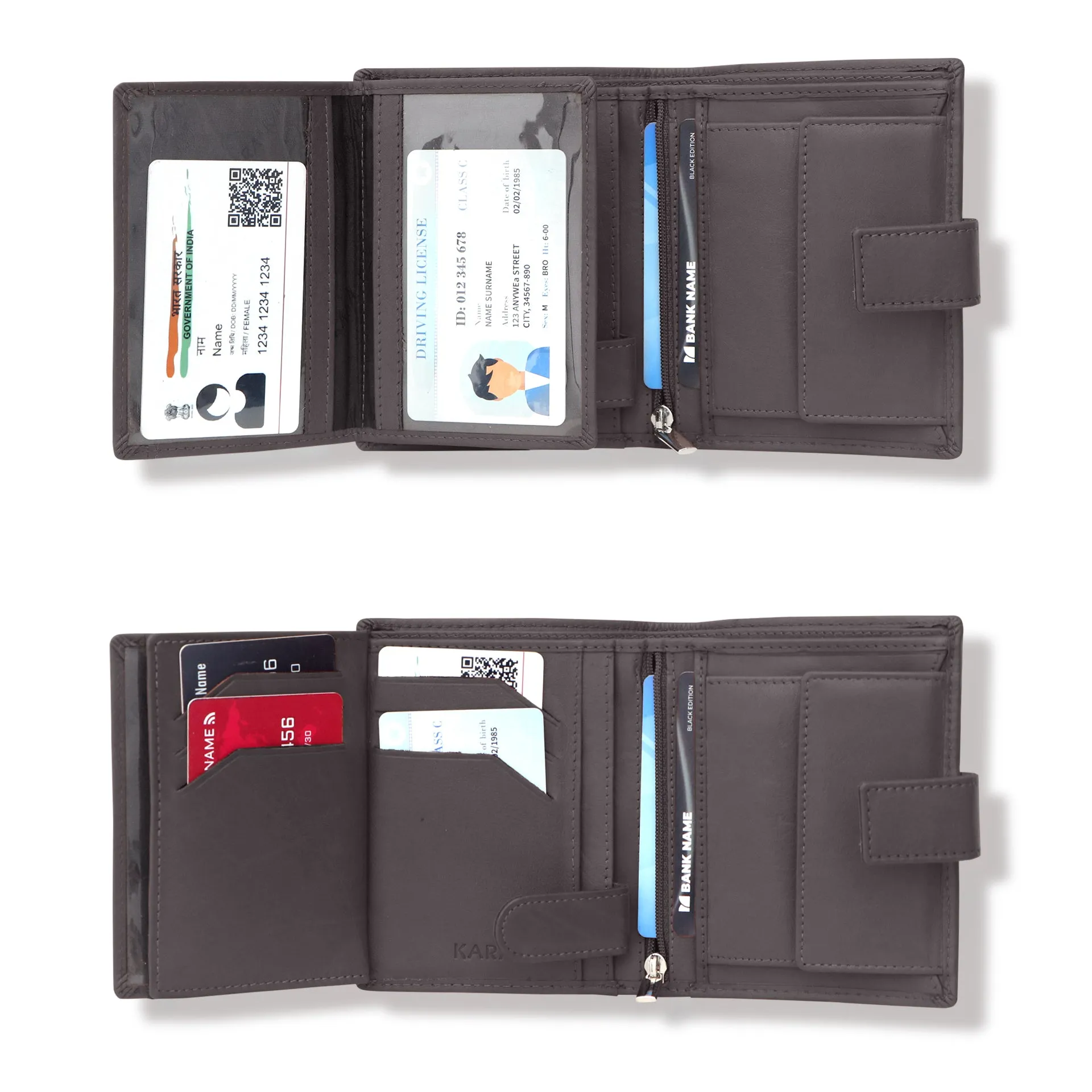 10029 Cognac Leather Wallet