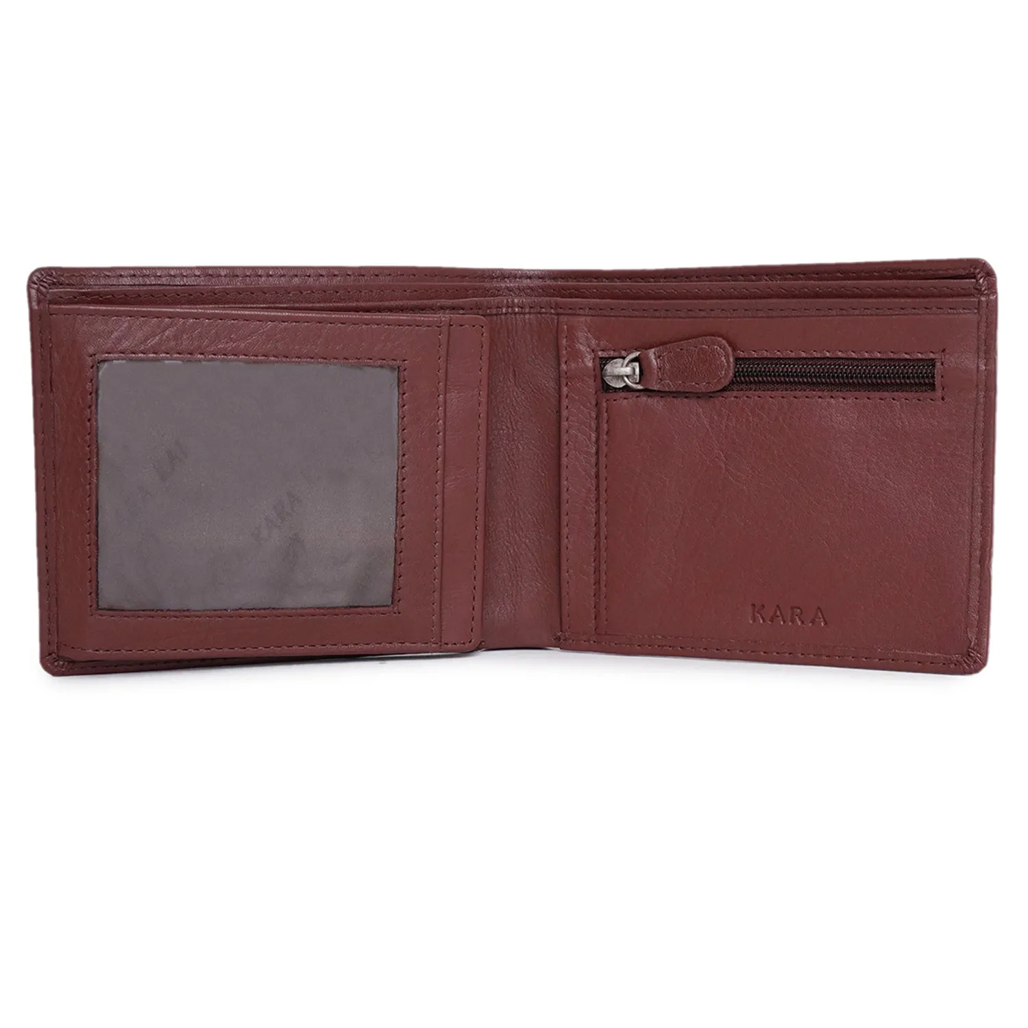 10093 Tan Leather Bifold Wallet