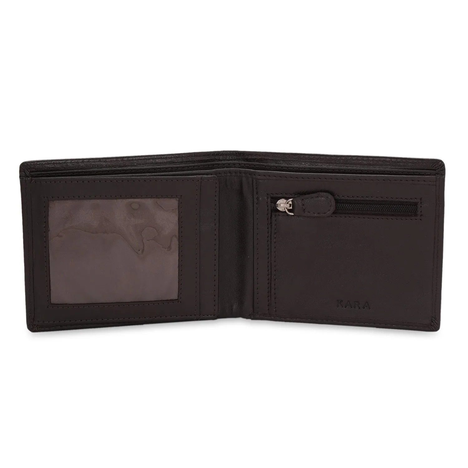 10093 Tan Leather Bifold Wallet