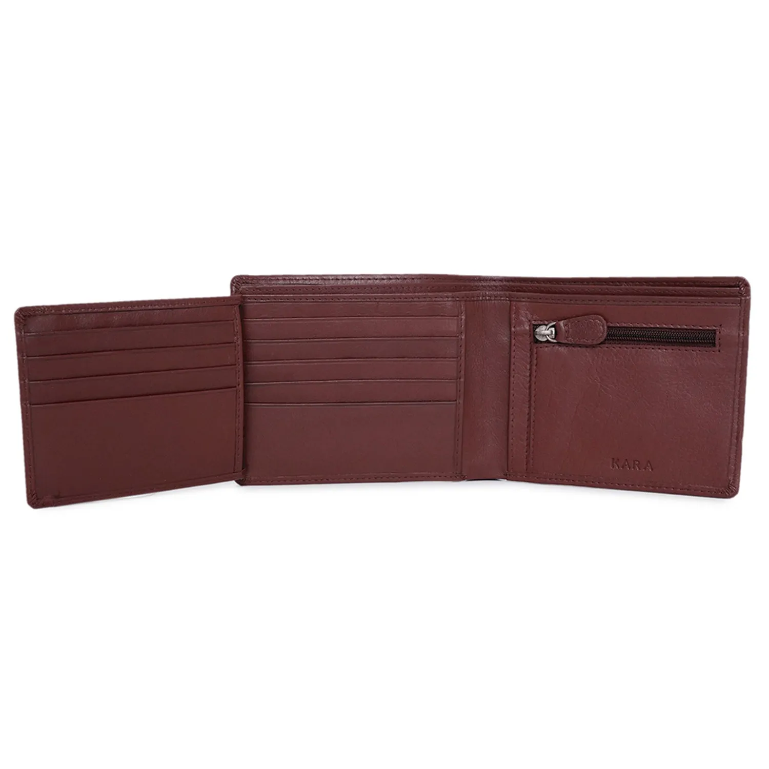 10093 Tan Leather Bifold Wallet