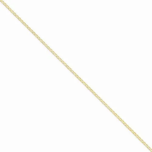 14K Yellow Gold Anchor Link Chain Bracelet