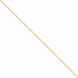 14K Yellow Gold Anchor Link Chain Bracelet