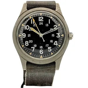 1974 Benrus GG-W-113 U.S. Military Pilots Wrist Watch Vietnam War