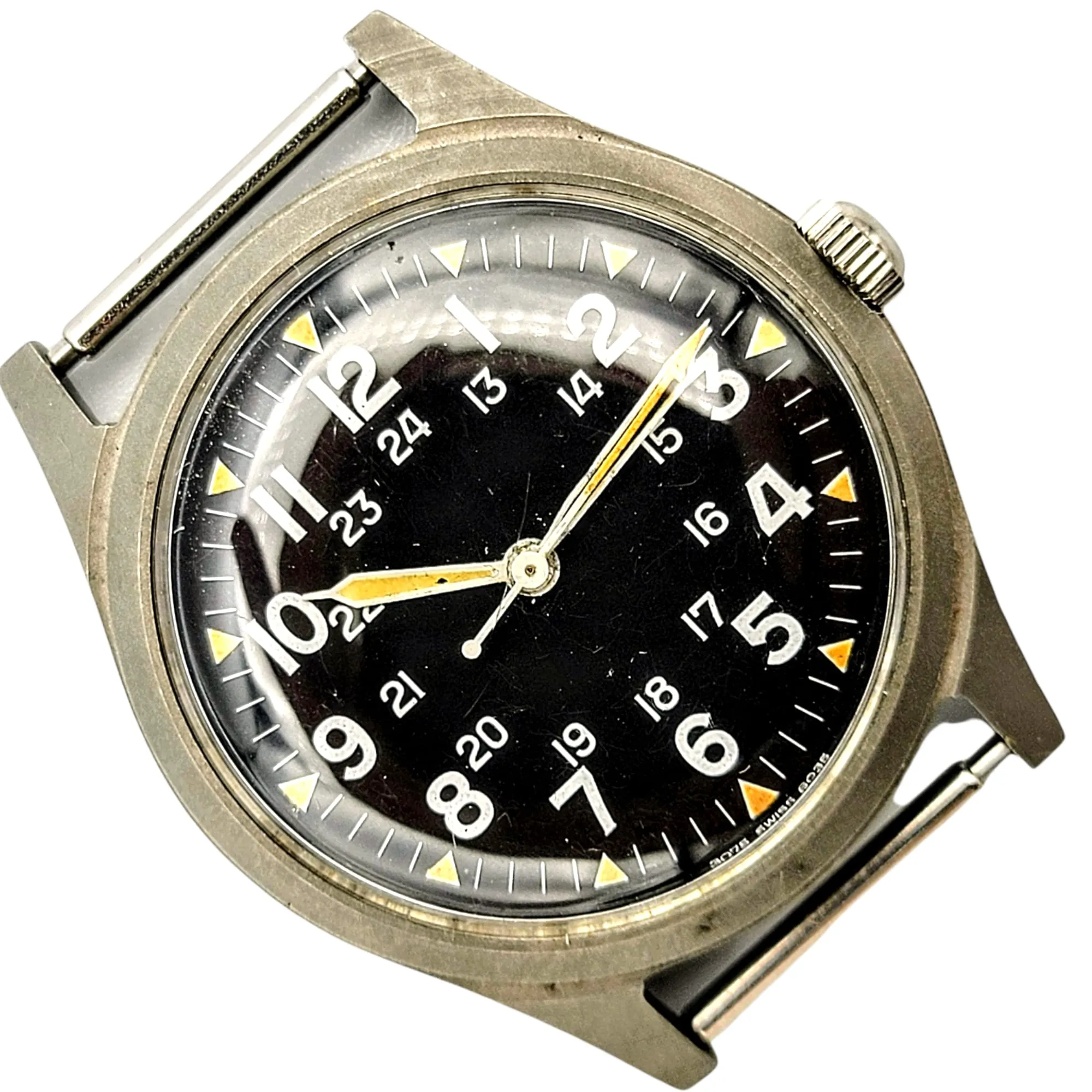 1974 Benrus GG-W-113 U.S. Military Pilots Wrist Watch Vietnam War