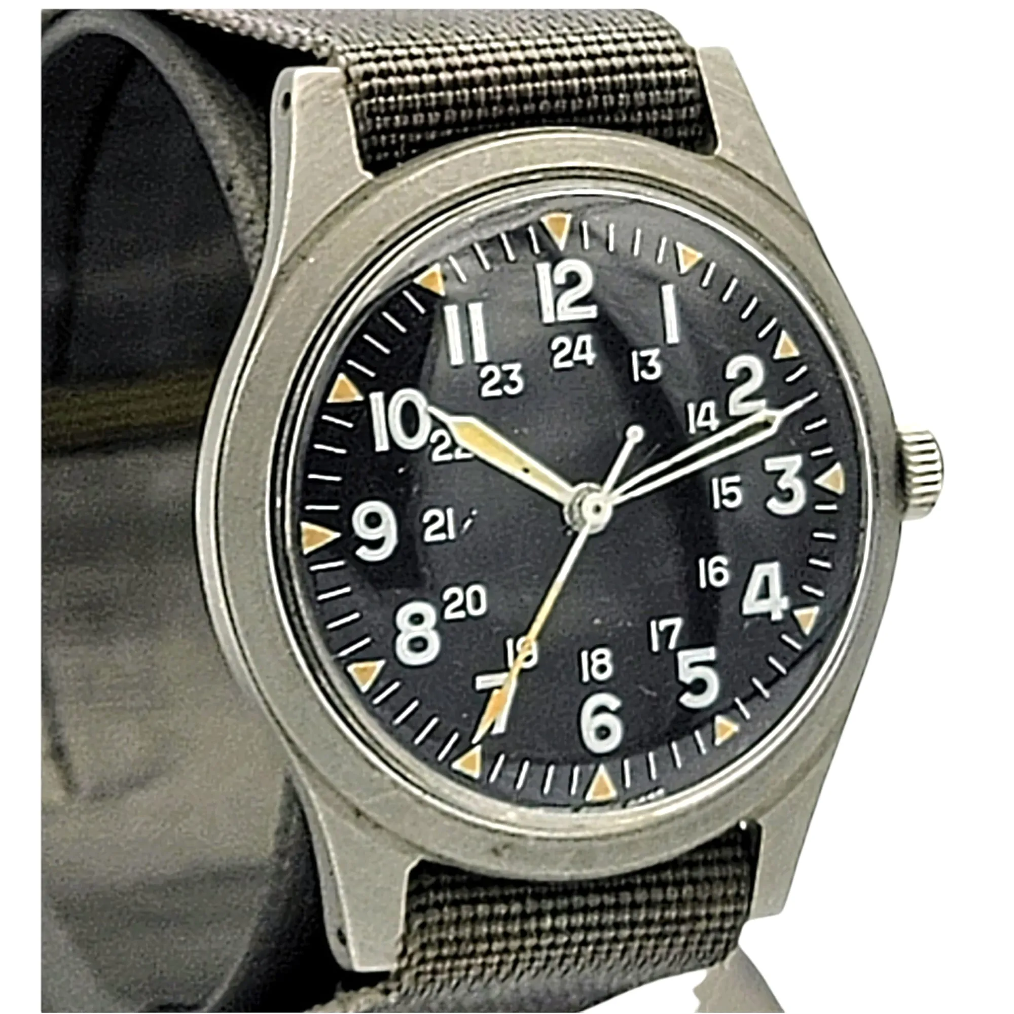 1974 Benrus GG-W-113 U.S. Military Pilots Wrist Watch Vietnam War
