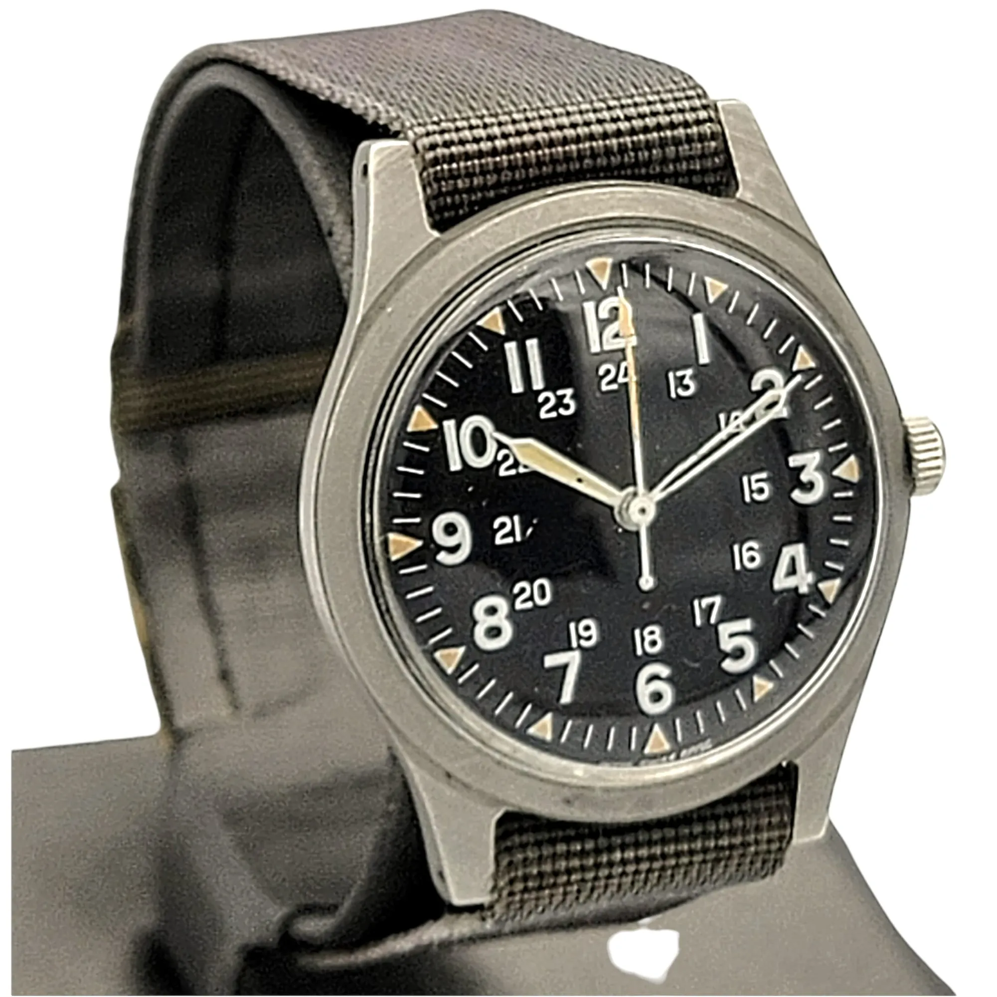 1974 Benrus GG-W-113 U.S. Military Pilots Wrist Watch Vietnam War