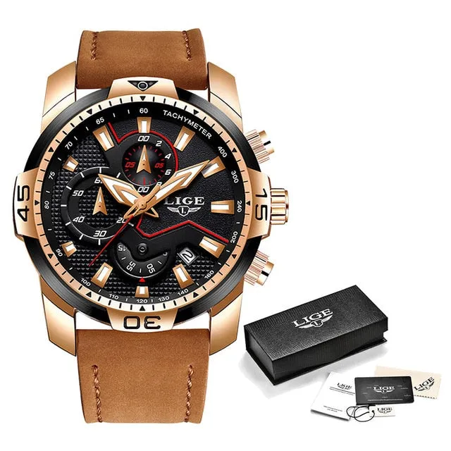 2019 New LIGE Mens Watches