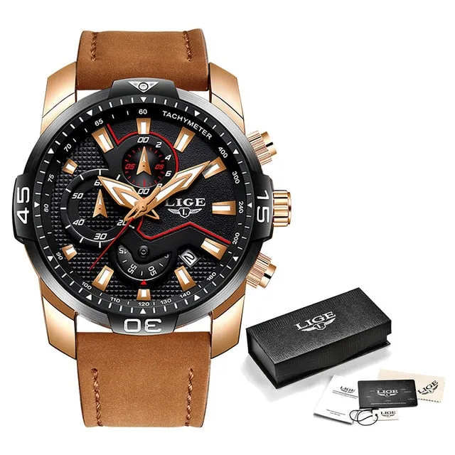 2019 New LIGE Mens Watches