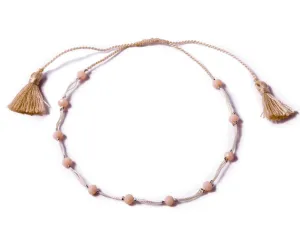 Anklet  - White Briolette String Anklet