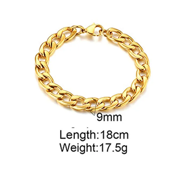 Anklets For Men Bracelet, Cuban Chain Anklet Bracelet