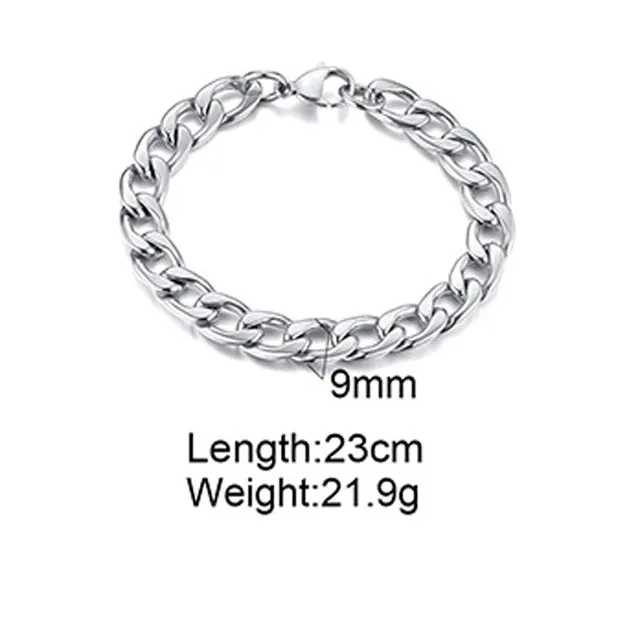 Anklets For Men Bracelet, Cuban Chain Anklet Bracelet