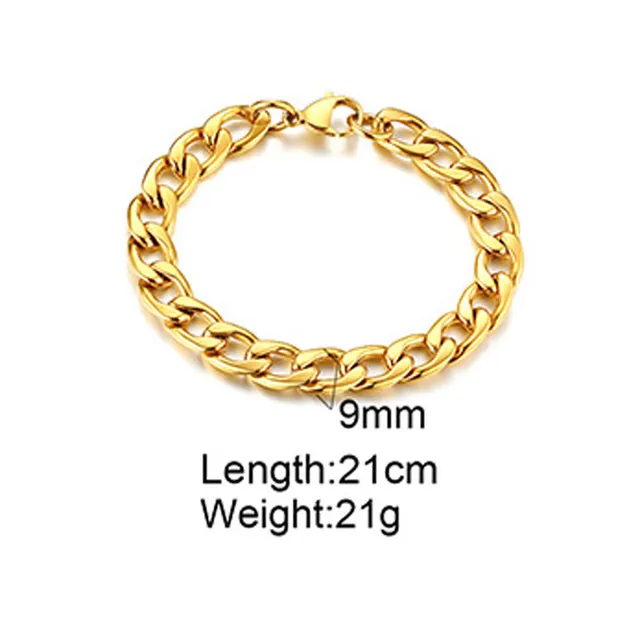 Anklets For Men Bracelet, Cuban Chain Anklet Bracelet