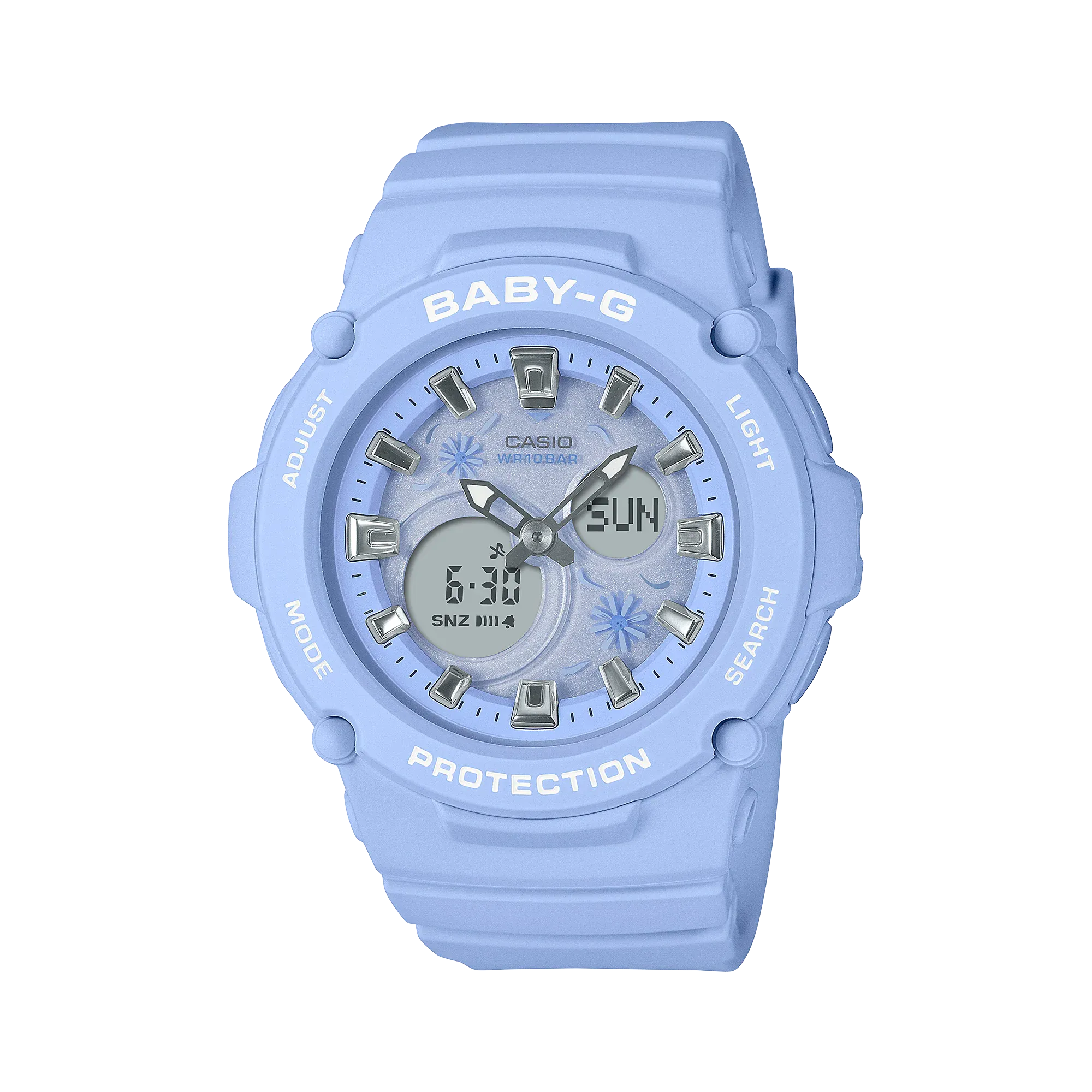 Baby-G Analog Digital Blue Resin Band Watch BGA270FL-2A