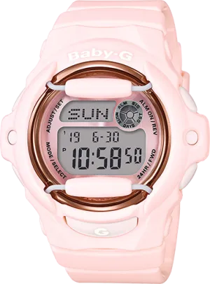 Baby-G BG169G-4 Pink Champagne Womens Watch