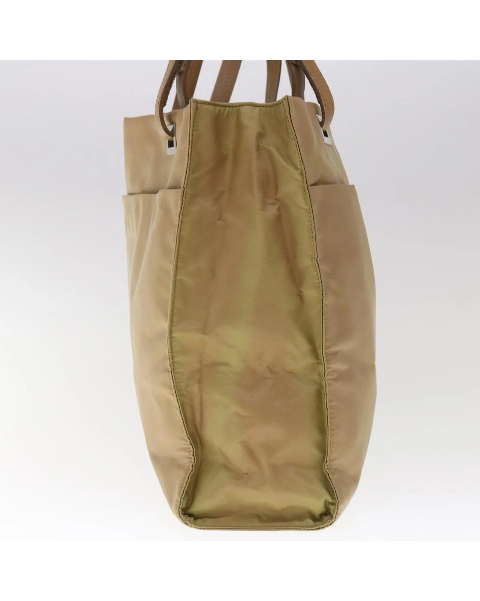 Beige Nylon Tote Bag by Prada - Authentic