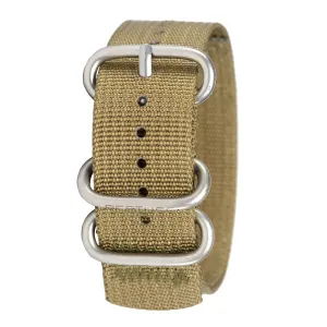 Bertucci Heavy Duty Two-Ply Olive Nylon Watch Band - B-168