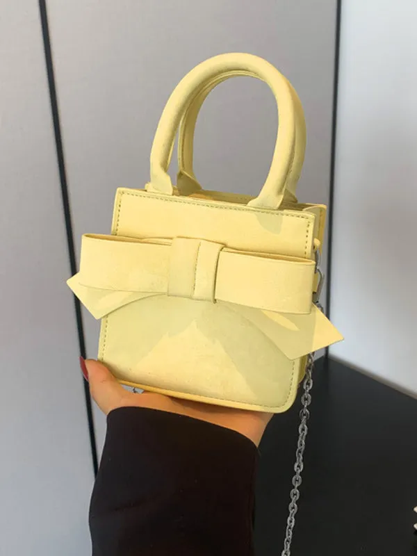 Bowknot Chains Split-Joint Bags Bags Accessories Crossbody Bags Handbags