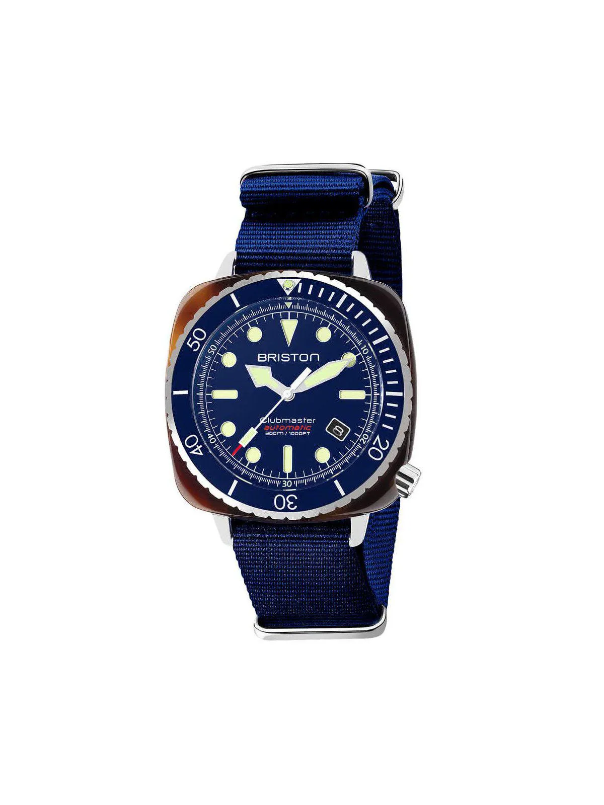 Briston Clubmaster Diver Pro Automatic Acetate Navy Blue 44mm