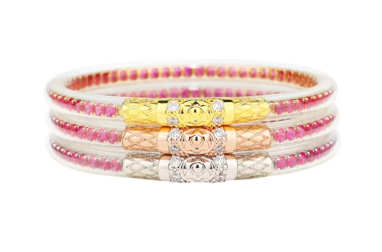 BuDhaGirl Three Queens Epic Pink Bracelets