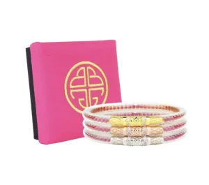 BuDhaGirl Three Queens Epic Pink Bracelets