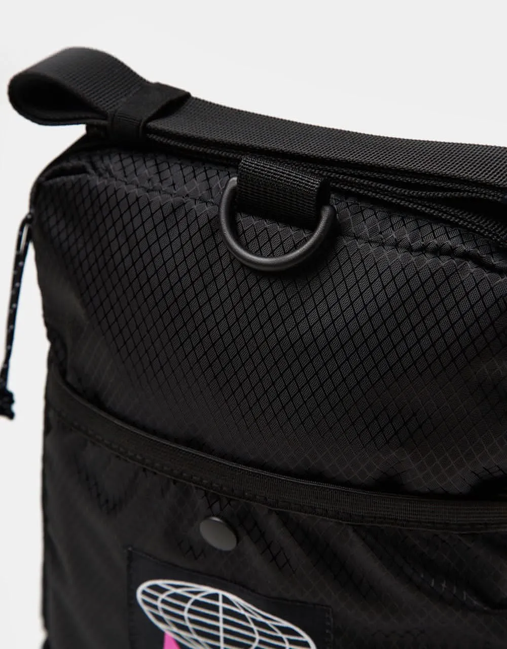 Butter Goods Ripstop Side Bag - Black