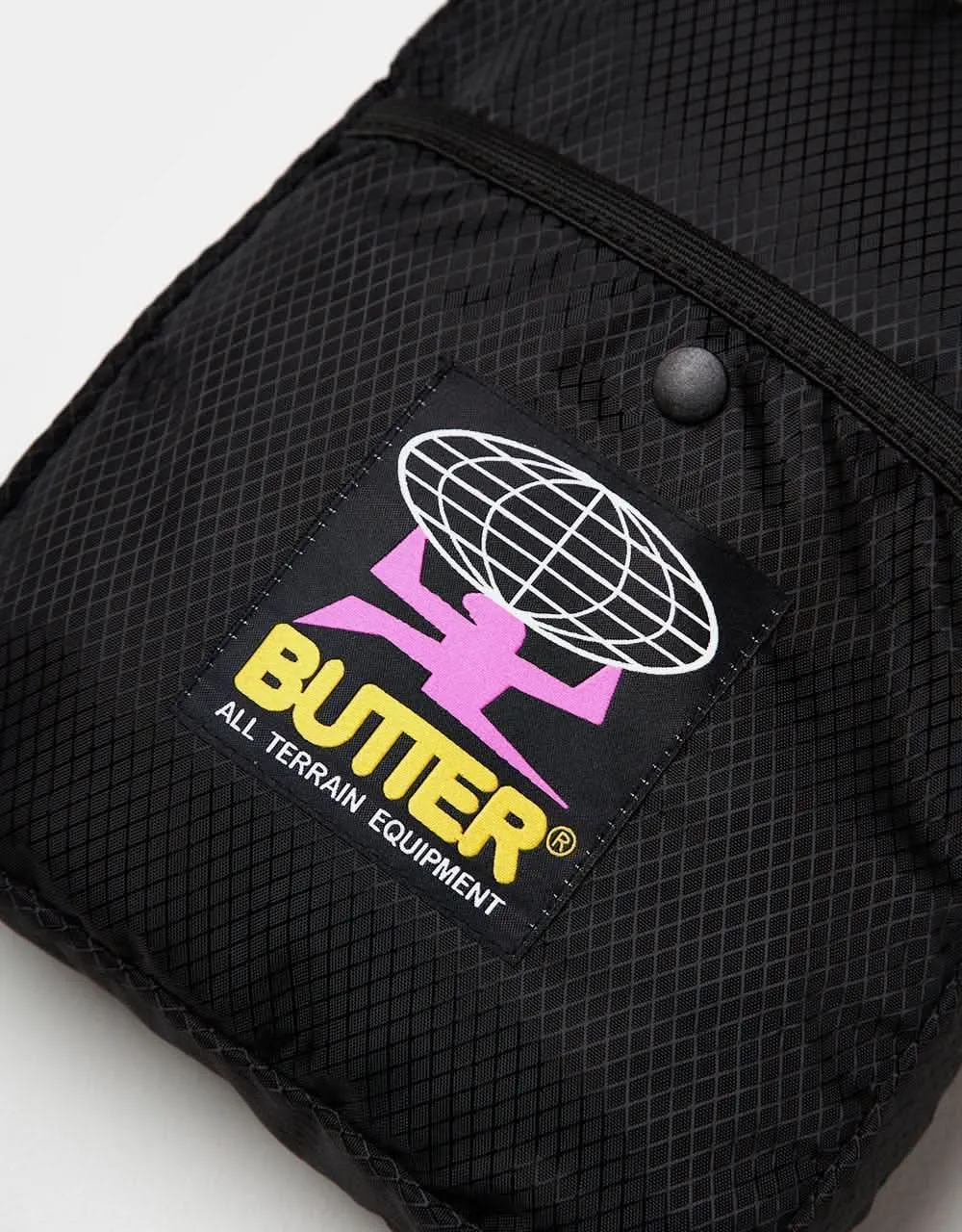 Butter Goods Ripstop Side Bag - Black