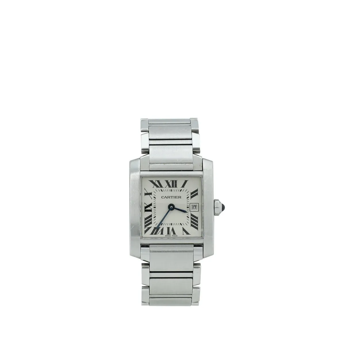 Cartier Stainless Steel Tank Francaise Small Quartz Watch