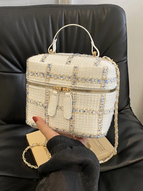 Chains Zipper Handbags Crossbody Bags