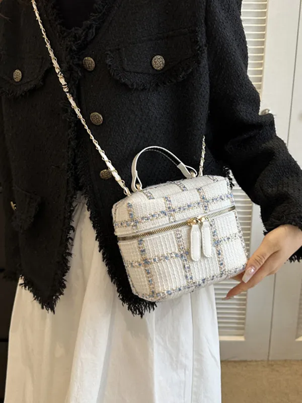 Chains Zipper Handbags Crossbody Bags