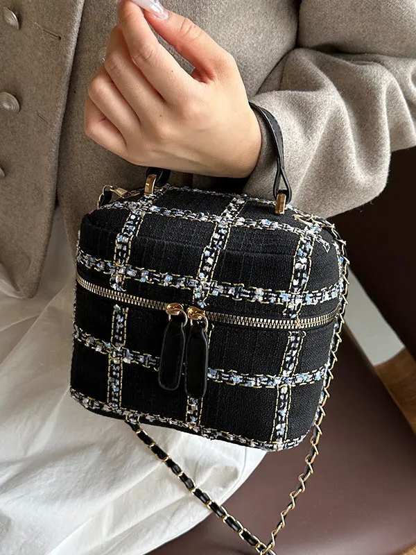 Chains Zipper Handbags Crossbody Bags