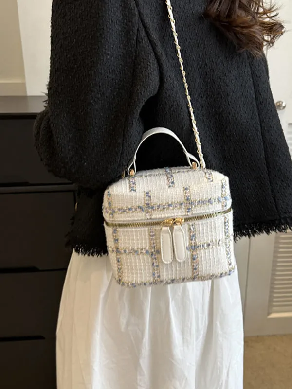 Chains Zipper Handbags Crossbody Bags
