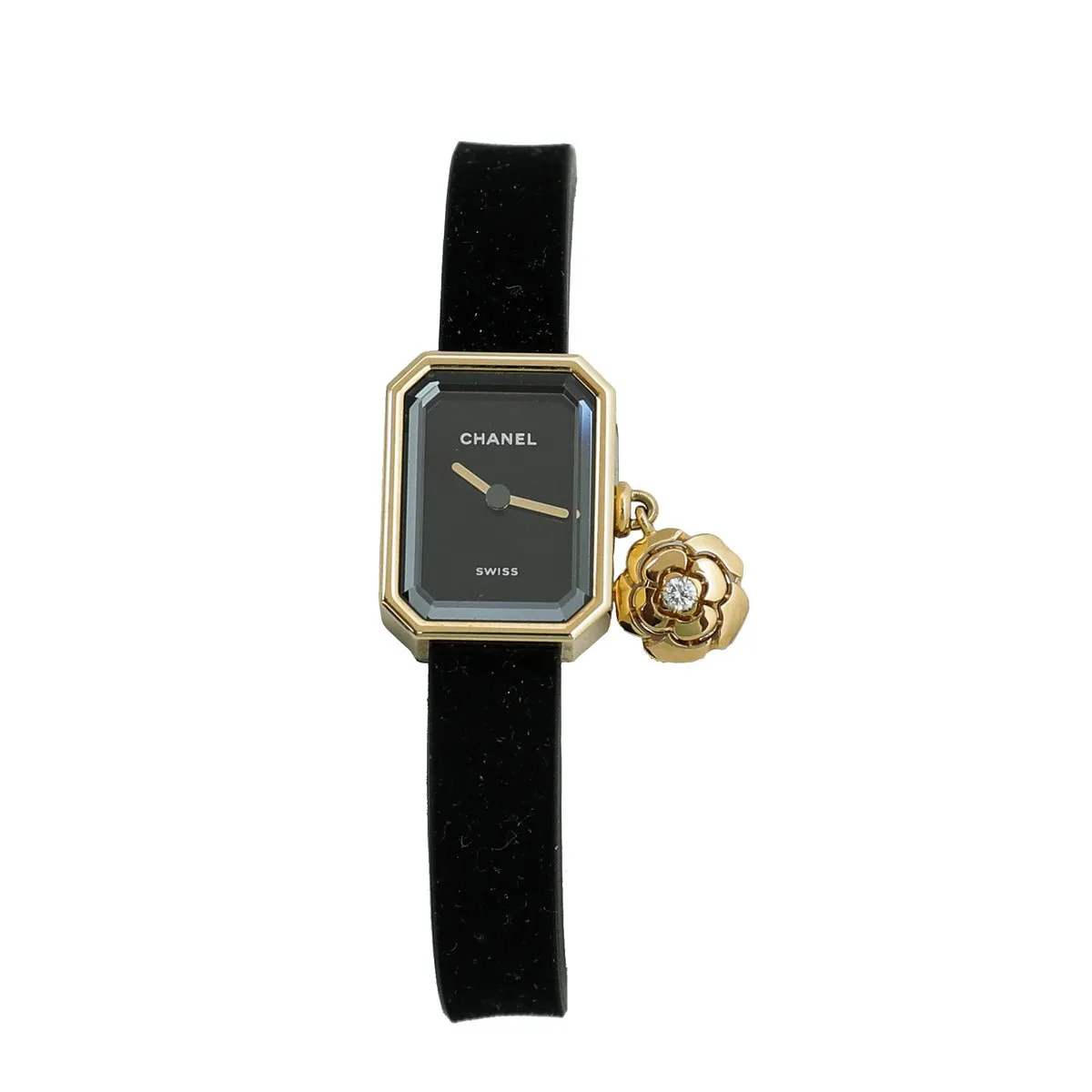 Chanel 18K Yellow Gold Premiere Extrait Camellia Watch