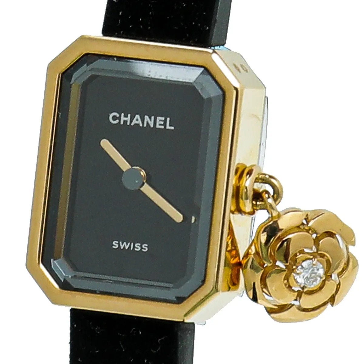 Chanel 18K Yellow Gold Premiere Extrait Camellia Watch