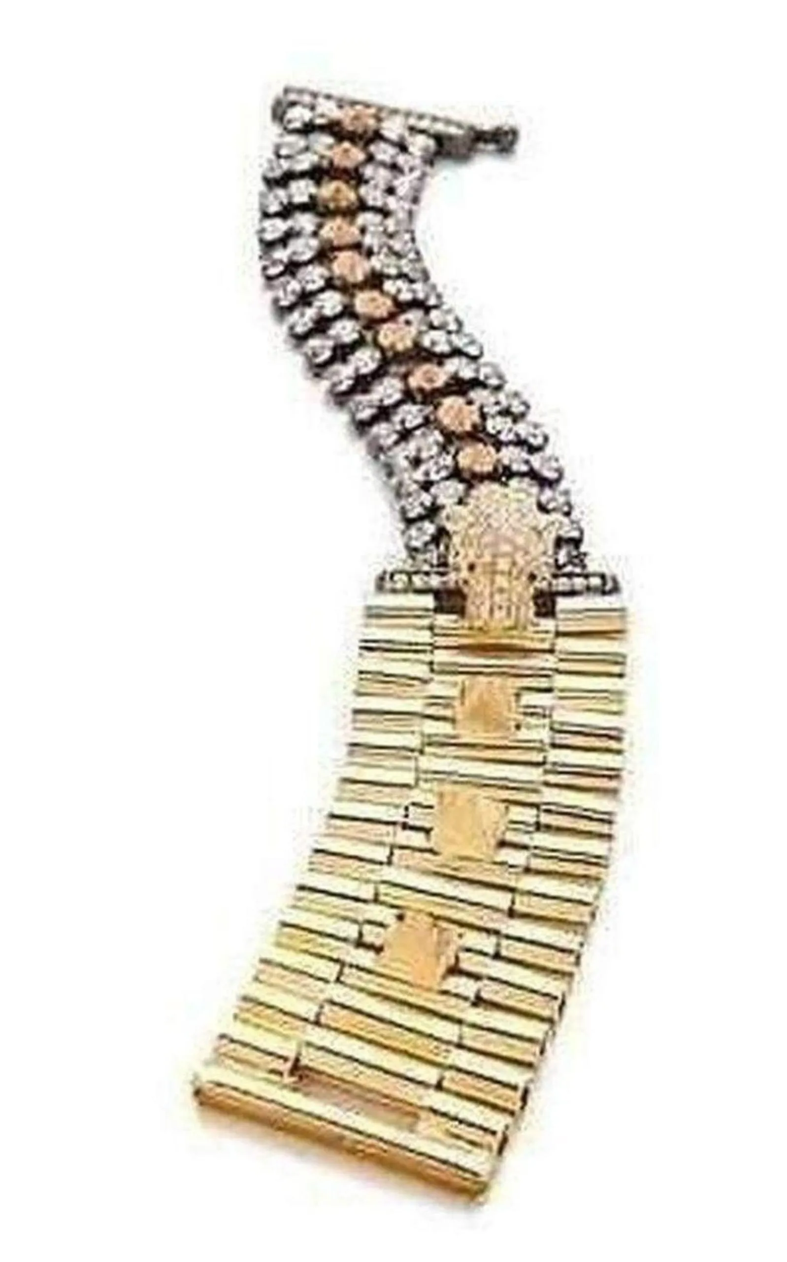 Cheetah Head Crystal Bracelet