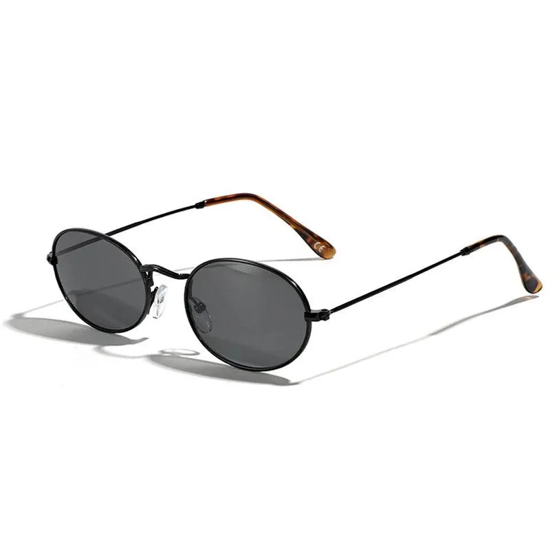 Chic Retro Oval Sunglasses