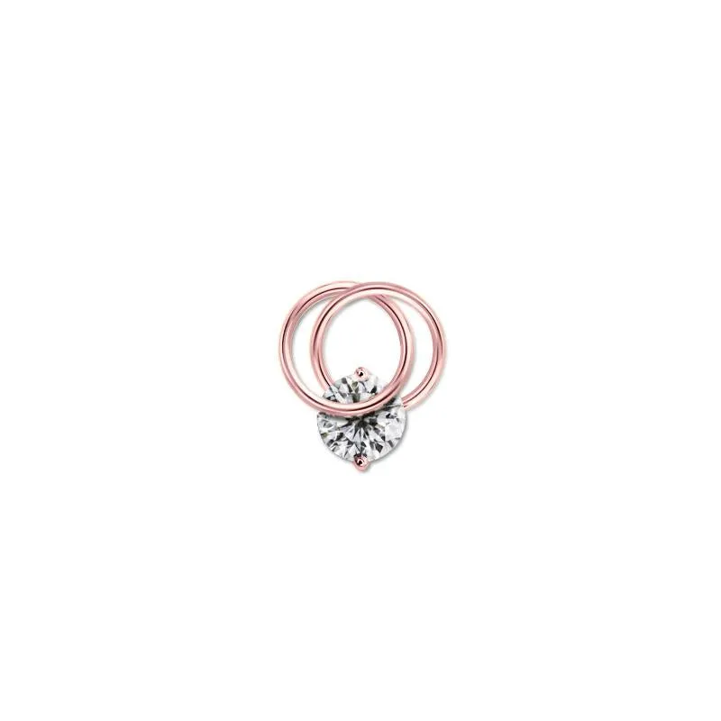 Cressida Stud in Rose Gold