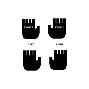 Custom Tech Glove - NYPD Black White