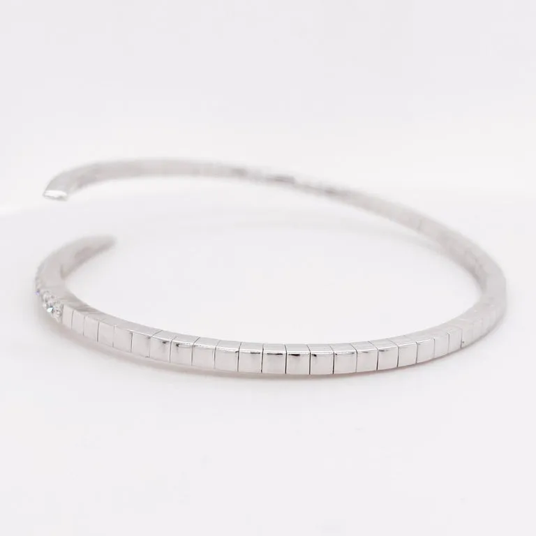 Diamond Spike Bangle Bracelet