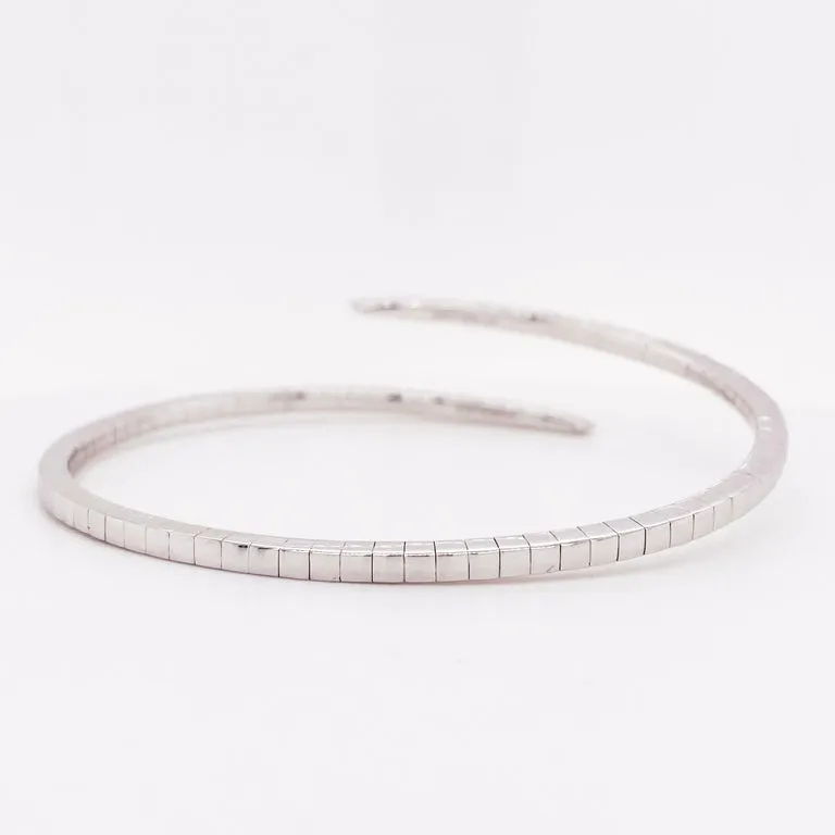 Diamond Spike Bangle Bracelet